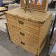 Mid-Century Modern Dresser, Rattan