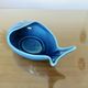 Empty pocket, blue cracked Charolles ceramic, 1960s