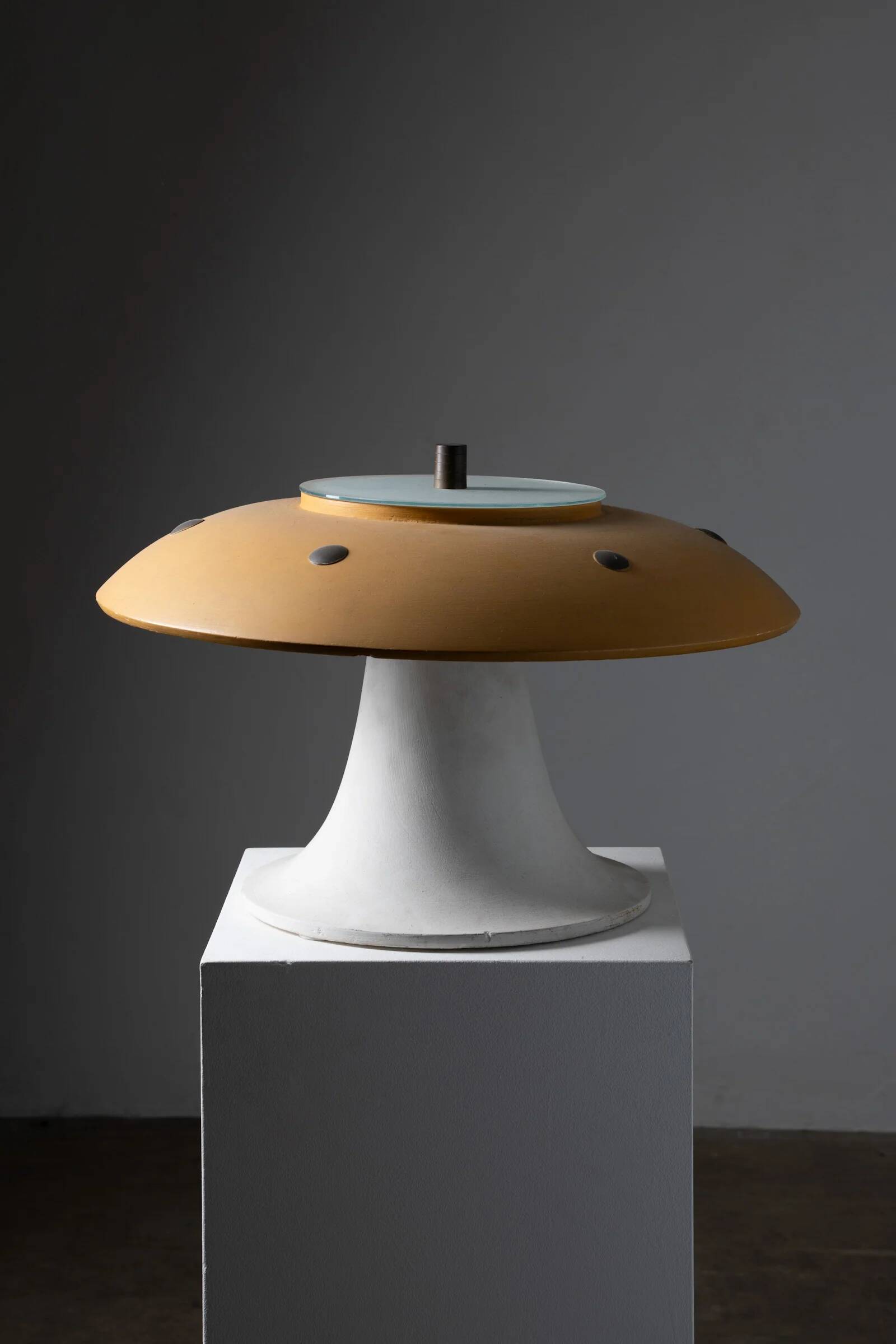 Huge vintage mushroom table lamp, 1960s