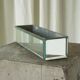 Art Deco vase in faceted mirrored glass, 1930s