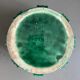 Cache-pot P.L. France Poët Laval in green ceramic