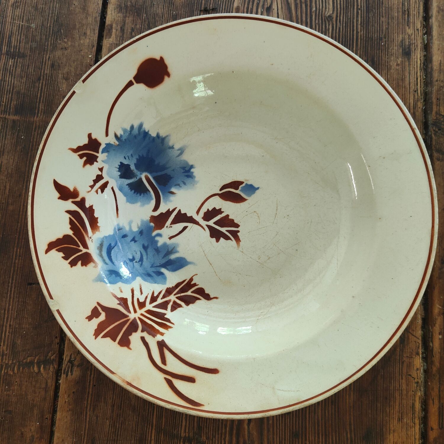 Creil Montereau hollow plates