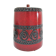 Enamelled ceramic pot with wood lid German design 70s