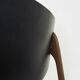 Pair of Scandinavian chairs in beech wood and skai from the 50s