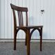Curved wooden bistro chair Luterma 1950