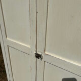 Petite armoire parisienne vintage couleur blanche