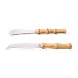 Bamboo sleeve cheese knife set 1950