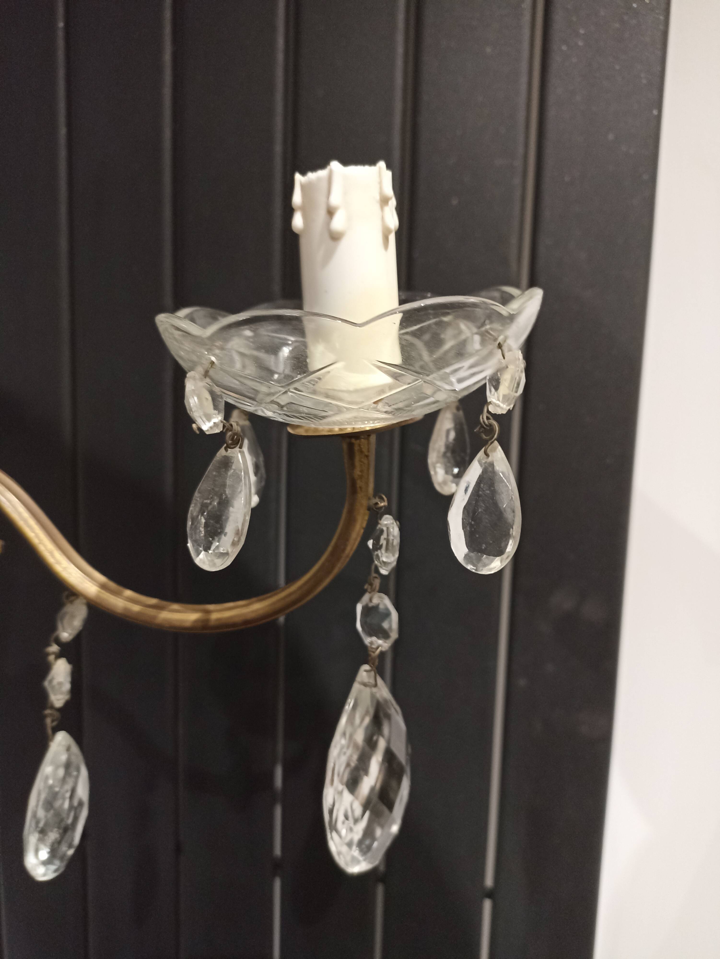 Brass grapefruit chandelier