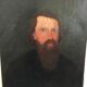 Portrait huile XIX