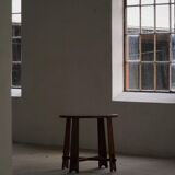 Modern Danish, side table / sculptural console in oak, 1940s