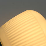 Vintage German Industrial Opaline Sconce