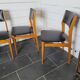 4 chaises scandinave des années 60