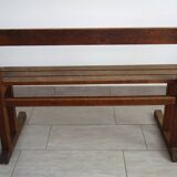 Rustic School Bench, 1950s