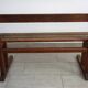 Rustic School Bench, 1950s