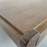 Vintage 1960s oak coffee table