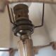 Vintage wicker lamp