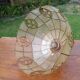 Mother-of-pearl and brass pendant light