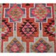 1970s Vintage Turkish Hand-Knotted Wool Cotton Red Runner Rug 94x347