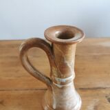 Vintage stoneware candle holder