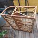 Vintage rattan shelf