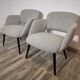 Mid-century restored pair of armchairs