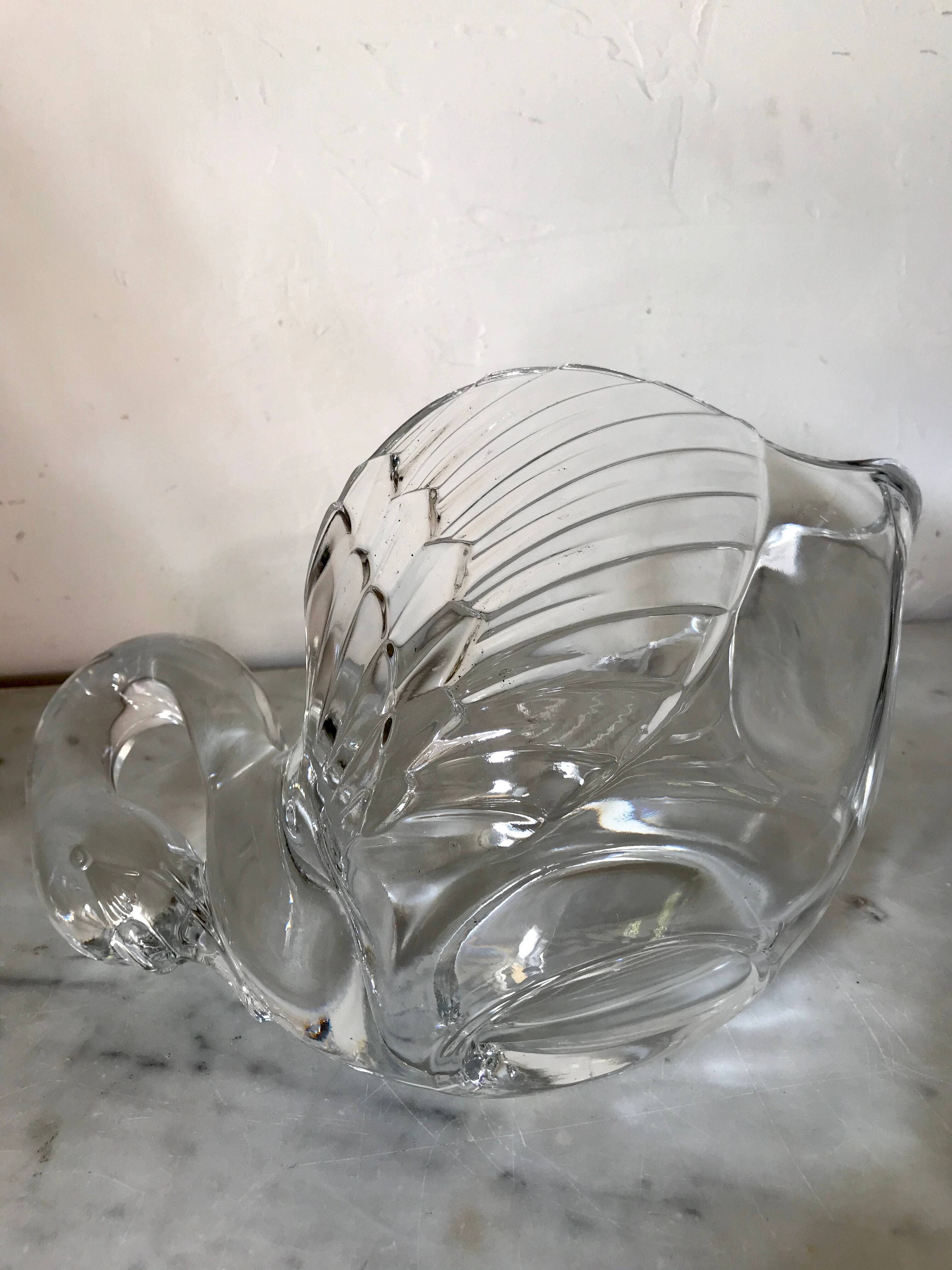 Crystal swan cup