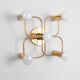 Leola Sciolari Ceiling Light in Dark Brass, Germany, 1980s