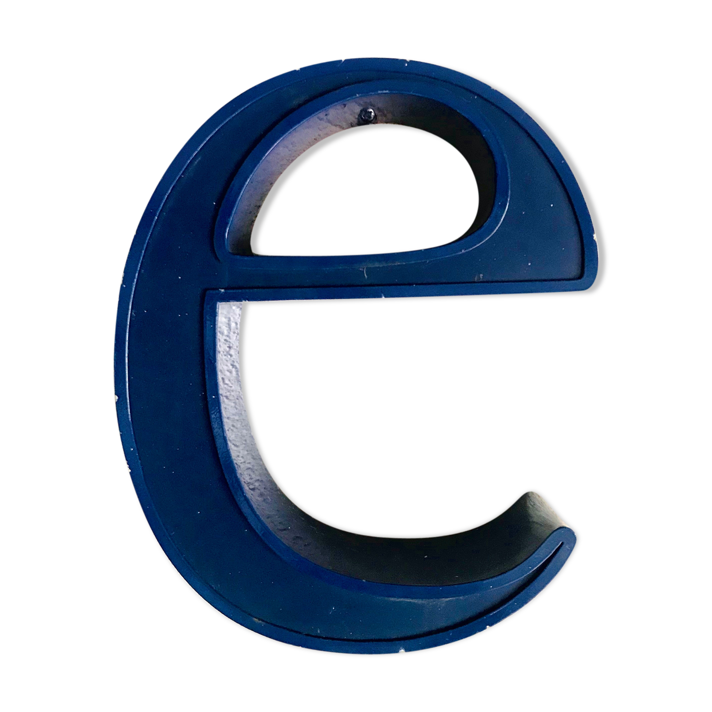 Vintage metal sign letter