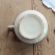 Ivory iron earth chocolate cup - Polychrome frieze decoration