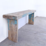Wooden painter bench