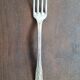 Set of silver metal forks