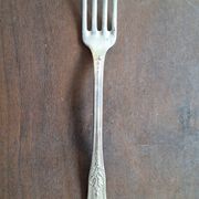 Set of silver metal forks