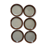 Set of 6 Annika Rörstrand new flat plates