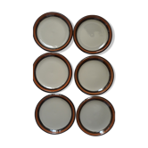 Set of 6 Annika Rörstrand new flat plates