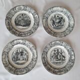 Series of 12 plates "The World's Fair of 1889"