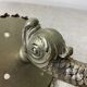 Art Deco style fish wall light in silver metal
