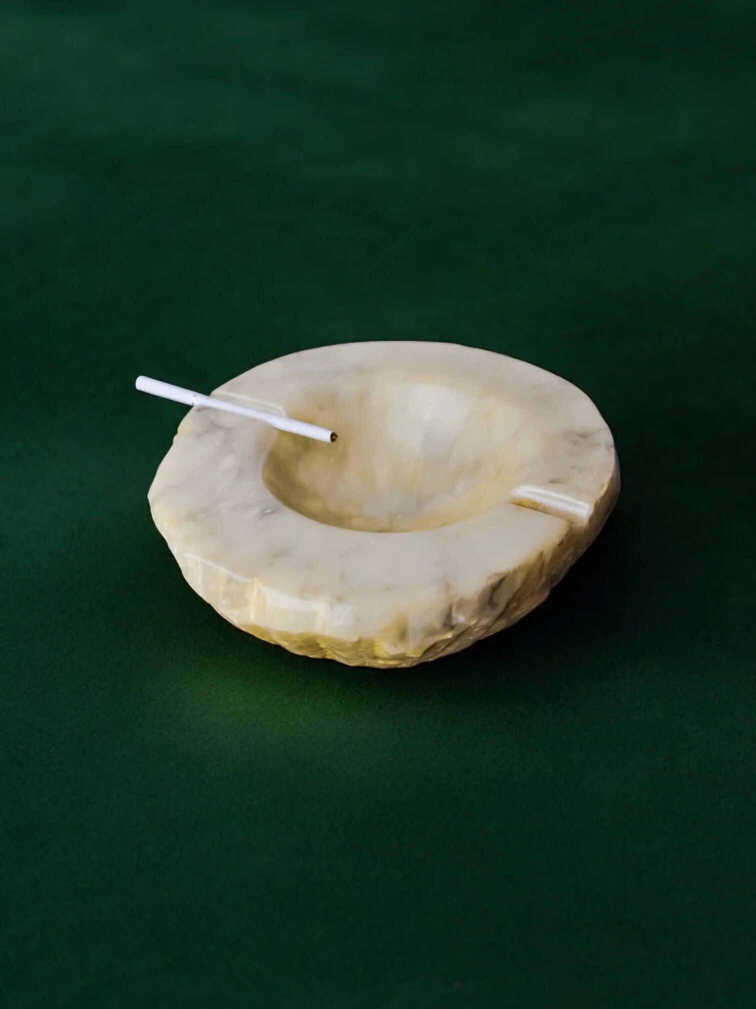Alabaster ashtray by Romano Bianchi, Italy, circa 1970s