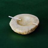 Alabaster ashtray by Romano Bianchi, Italy, circa 1970s
