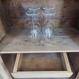 Vintage wooden wardrobe - 1 door