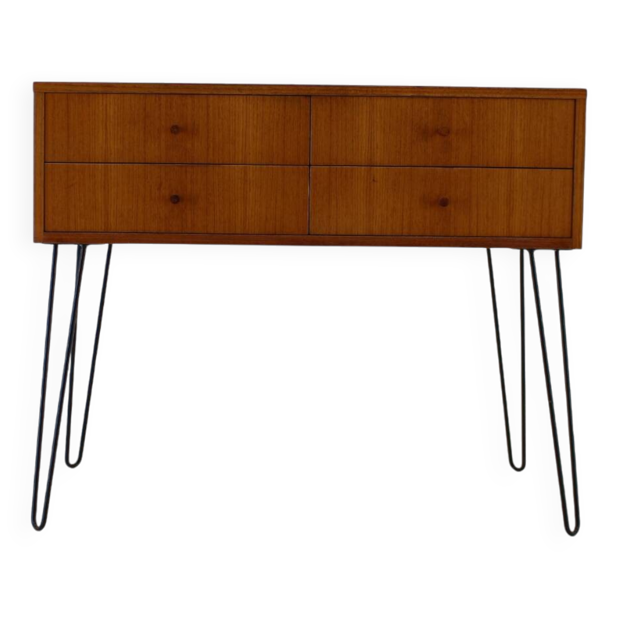 Commode à tiroirs en teck recyclé danois des années 1960