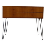 Commode à tiroirs en teck recyclé danois des années 1960