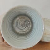 Turned ceramic bowl and cup