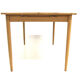 Scandinavian oak dining table, Sweden, 1960
