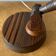Lampe articulée en bois et métal vintage