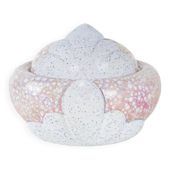 Ceramic sugar bowl, Italian design, 1970s, made in Italy