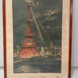 Framed vintage poster