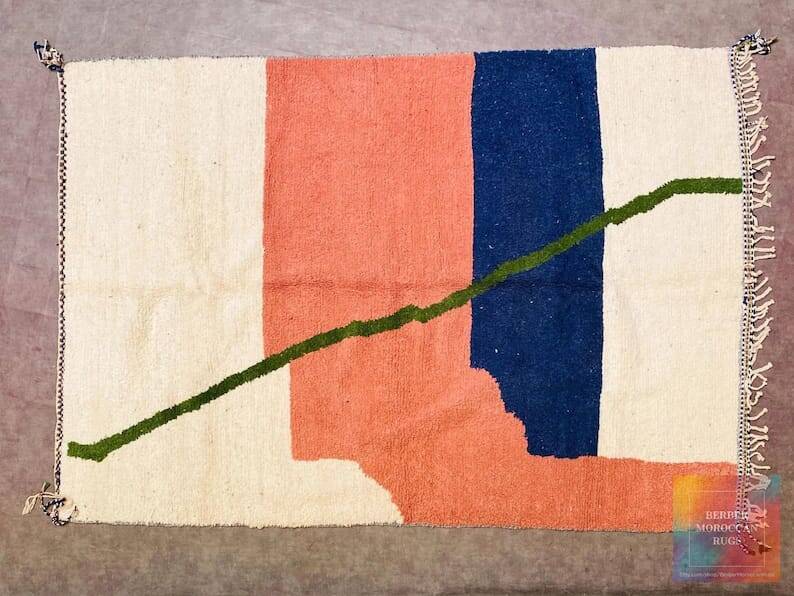 Traditional handmade Berber rug size 200 x 300 cm