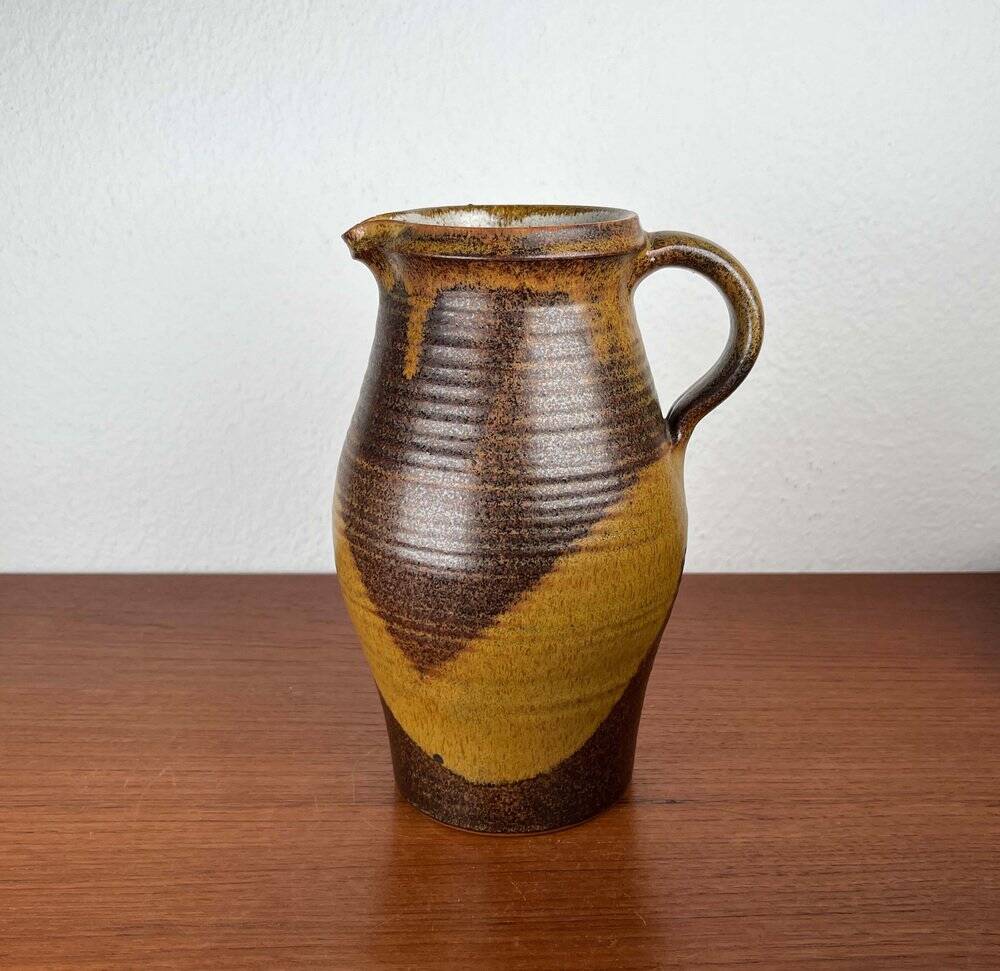 Ceramic Jug and Bowl Set, German Mid-Century Trenck Keramik Kellinghusen, 1960s, Set of 2