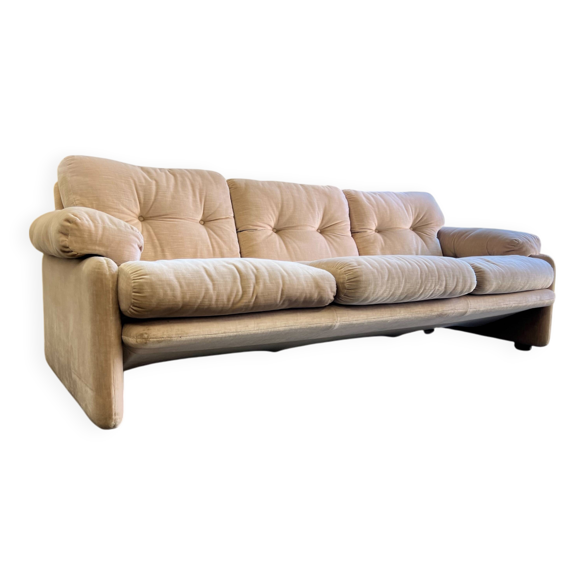 Vintage three-seater sofa/seat/sofa/seat/sofa 'Coronado by Tobia'