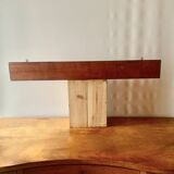 Vintage wooden wall coat rack - 6 double hooks